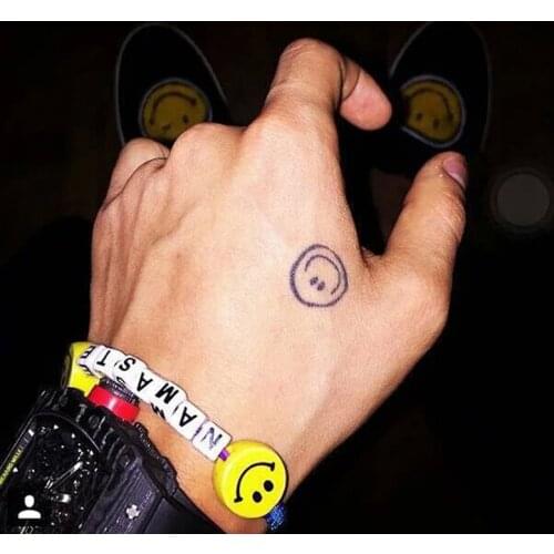 KKCHIC Fashion G-Dragon Same Smile Ceramic Bracelet Lovers Jewelry Handmade Beaded Colored Rope GD Bracelet Vacation Style