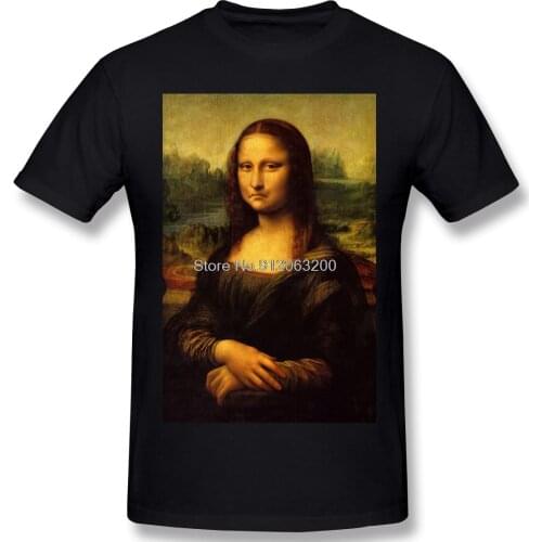 Rengoku Sulking Fashion TShirt Design Spoof Mona Lisa Funny Design Humor Fantasty Cotton Shirt Men T-Shirt Oversize