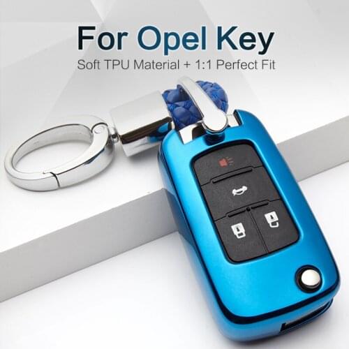 2018 New TPU Car Styling Key Case Cover For Opel Corsa D Vectra C Vivaro Insignia Mokka Signum Meriva Key Ring Shell Accessories