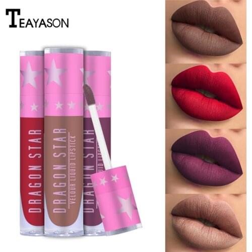 NEW Brand Dragon Makeup Stars Matte Lip Gloss Tint liquid Matte Lipstick Velvet waterproof long lasting Beverly Hill lip kit ABH