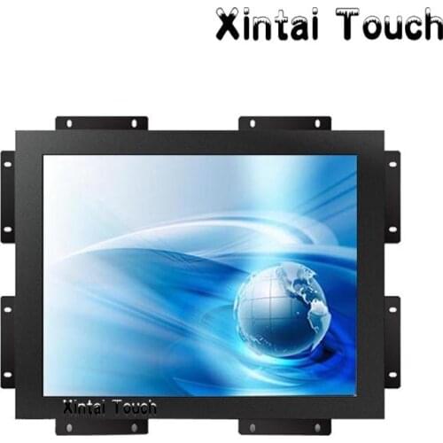 Factory Direct 12.1 inch Open Frame Industrial Monitor with 4-Wire Resistive touch screen with VGA input