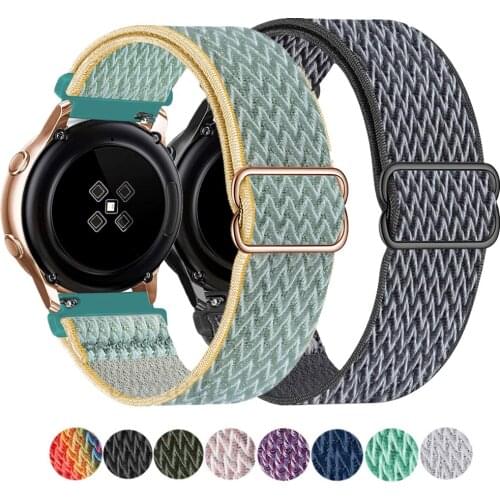 22mm 20mm Watch Strap for Samsung Galaxy Active 2 Watch Bracelet for Samsung Galaxy Watch 42mm 46mm Strap for Huawei Watch 3