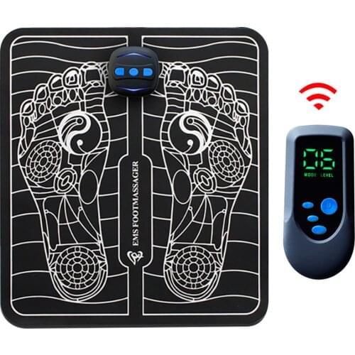 EMS Foot Massage USB Charging Electric Intelligent Pulse Acupuncture Improve Blood Circulation Relieve Ache Pain Health Care