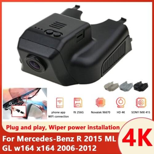 Car Driving Recorder Easy to install For Mercedes-Benz R 2015 ML GL w164 x164 2006~2012 Car DVR Wifi Video Recorder Dash Camera