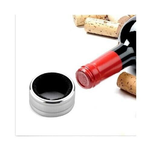 4 CM Pratical Bottle Liquid Pour Proof Stop Drop Tools Stainless Steel Wine Bottle Ring Bar Tools 1PCS