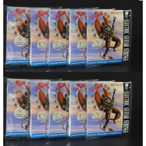 10 Pack Alice A506 Electric Guitar Strings Accessories Coated Steel Core Nickel Alloy Wound A506XL A506SL A506L