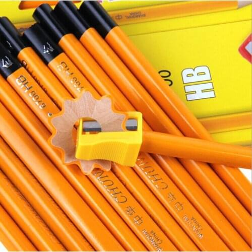 12 pcs CHUNG HWA 6700 coarse triangular remedical child big Multilateral Pencil