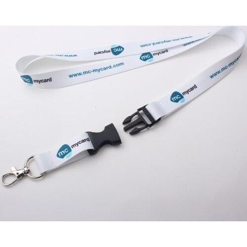 800pcs/lot DHL free shiping Custom lanyard 20mm sublimation polyester lanyard with breakway buckle