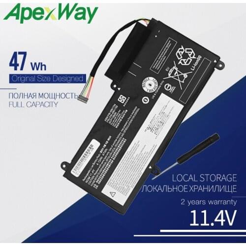 Apeway 11.4V 4120 mAh Laptop Battery For Lenovo ThinkPad E450 E450C E460 E460C 45N1752 45N1753 45N1756 45N1757 45N1754 45N1755