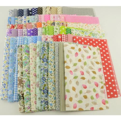 Booksew 50 PCS/Lot 10x12cm Cotton Cloth Flowers Printed for Sewing Scrapbooking Patchwork Fabrics Handmade Crafts Stoffen Satin