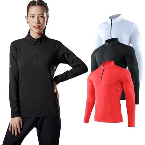 Elastic and Quick-Drying Tops Women 2020 Fitness Tracksuit Running Sports Top Gym Polyester Female T-Shirt Training Wear