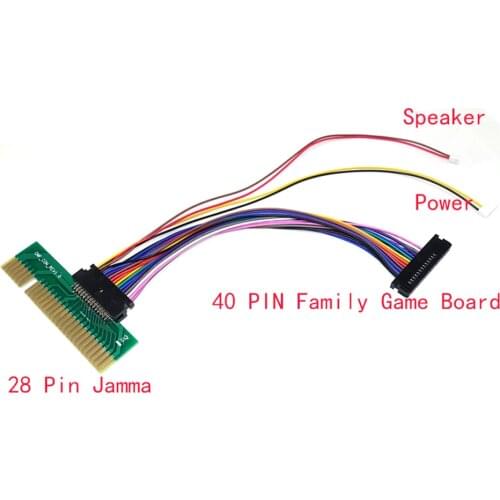 20 Pin To 28Pin Jamma Sleep Conversion Cable Converter 3D Pandora Box Arcade Home Game Board Universal Wiring Harness