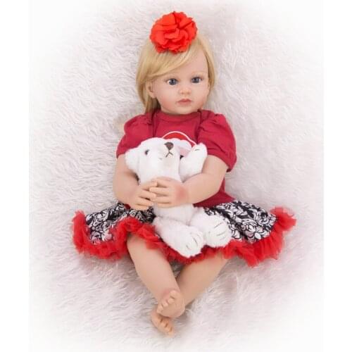 Reborn Toddler Baby Doll Toys 60cm very sweet Princess Girl Like Alive Bebe Girls Brinquedos Limited Collection children gift