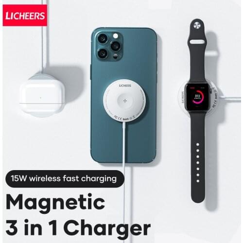 Licheers Magnetic Wireless Chargers For Mobile Phones