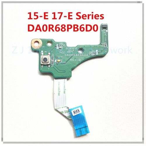Original For HP 15-E 17-E Series Laptop Power Switch Button BOARD With Cable DA0R68PB6D0 720673-001 100% Tested Fast Ship