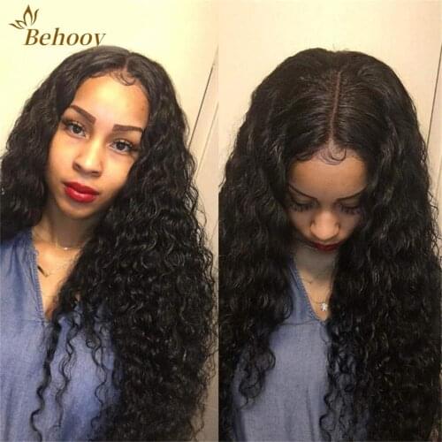 Lace Front Wigs Long Wet Wave Heat Resistant Fiber Synthetic Wig For Women Lace Wig With Natural Hairline and Baby Hair