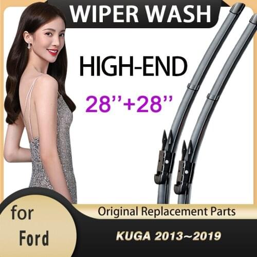 Car Wiper Blades for Ford KUGA Mk2 2013~2019 Escape Front Window Windscreen Windshield Car Accessories 2014 2015 2016 2017 2018