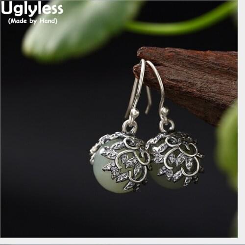 Uglyless Women's Silver Earrings