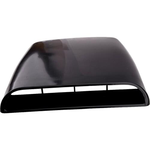 Universal Car Black ABS Decorative Air Flow Intake Vent Bonnet Hood Scoop Cover Trim Fit For SUV Universal