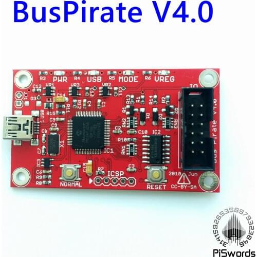 Buspirate v4 JTAG debugger Bus Pirate V4.0 Universal Serial Interface Module USB 3.3-5V for Arduino DIY