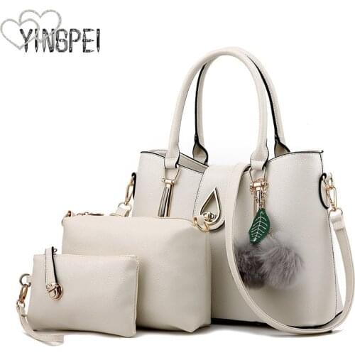 Women Bag Designer New Fashion Casual womens handbags Luxury shoulder bag quality PU Brand tassel Korean Style Large capacity