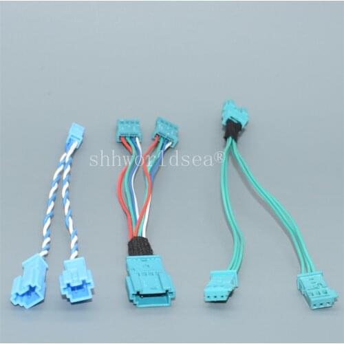 Shhworldsea 3 pin Auto Speaker stereo plug car Treble lossless Harness with 10cm*2 cable for BMW X1,X3,X5 F18 F30 F20 car ect