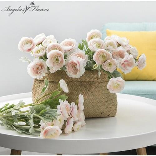 50cm artificial flower lulian planting British small lotus Nordic ins home Christmas decor for DIY wedding flores artificiales