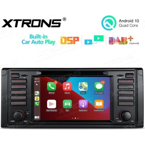 7" Android 10.0 OS Car DVD Multimedia System Player Navigation GPS Radio for BMW E39 M5 1999-2003 E39 1995-2003 E38 1994-2001