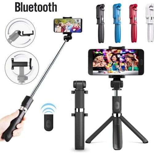 Wireless Selfie Stick Bluetooth Tripod Monopod Stand For Phone iPhone 12 Xiaomi Mi 11 Redmi Poco Huawei Honor Samsung Smartphone