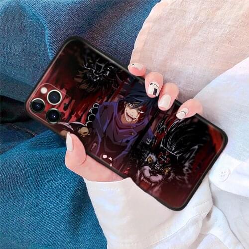 Megumi Fushiguro Jujutsu Kaisen Anime Soft Silicon Glass Phone Case for IPhone SE 6s 7 8 Plus X Xr Xs 11 12 Mini Pro Max Samsung