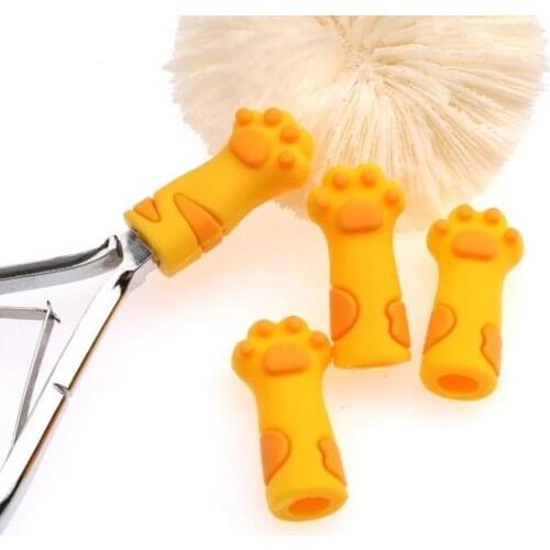 Cute Cat Nail Cuticle Scissor Cover Nail Art Scissors Protective Case Trimmer Cutter Manicure Tools Clipper Protective Jacket