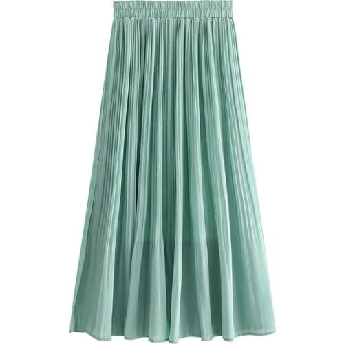 FANTIGO Pleated Skirt