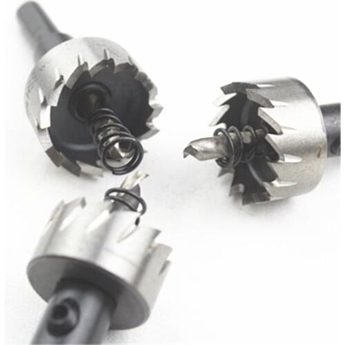 Top Quality HSS Holesaw Dia 12-80mm HSS Core Drill Bit Metal Cutter Cutting Hole Saw Set