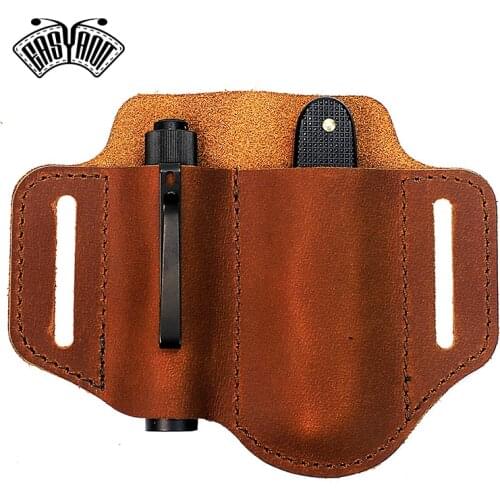 EASYANT Leather Sheath for Leatherman EDC Pocket Organizer with Key Holder Holster Belt Tools Pouch