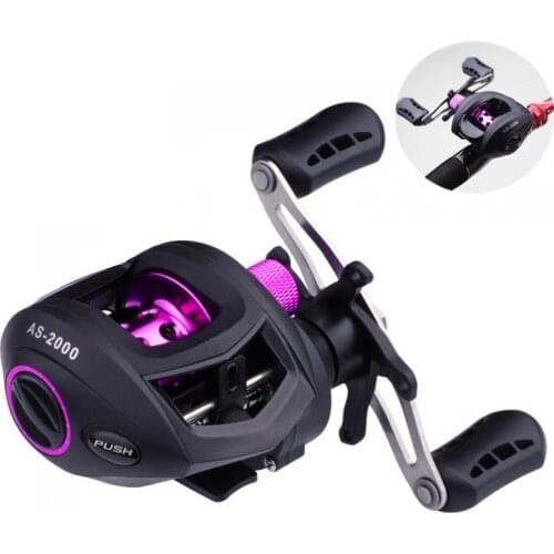 Left /Right Hand Baitcasting Fishing Reel 7.0:1 5.5KG /12LB Bait Casting Wheel for Boat Raft Bridge Lure Fishing