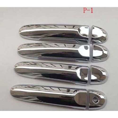 Door Handle Cover Trim for Renault Pulse 2012+ Chrome Car Styling Auto Accessories 8 Pcs