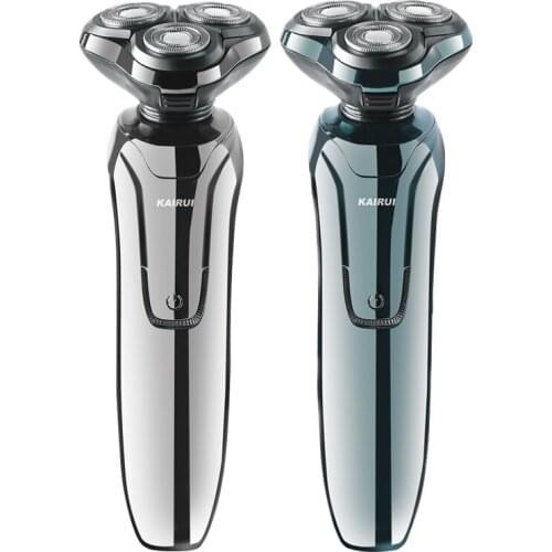 New Arrival Professional Electric Shaver With 3 Floating Rotary Blade And USB Charging Cable Washable Trimmer For Men Care Gift