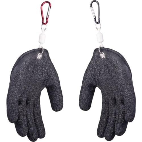 Fishing Catching Gloves Magnetic Non-slip Fisherman Puncture Proof Mittens Professional Catch Fish Gloves Protect Hand