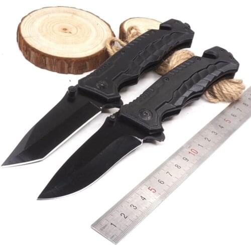 Folding Knife Survival Tactical Pocket Knife 8.27'' Outdoor Combat Camping Hiking Hunting Knives EDC Self-defense Multi Tools