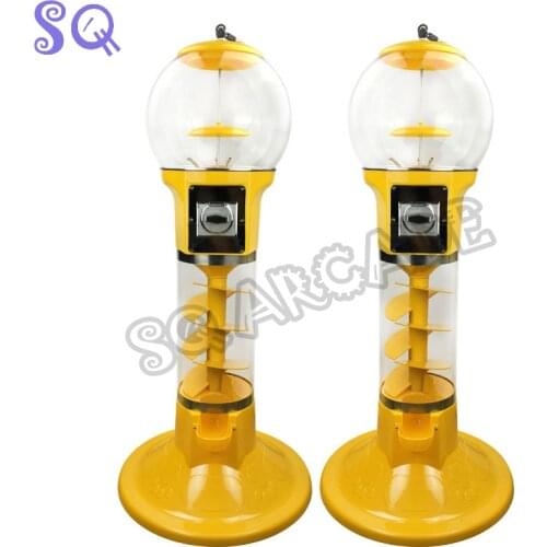 Spiral coin operated vending machine Arcade Candy Vendor Capsule chewing gum toy vending machine