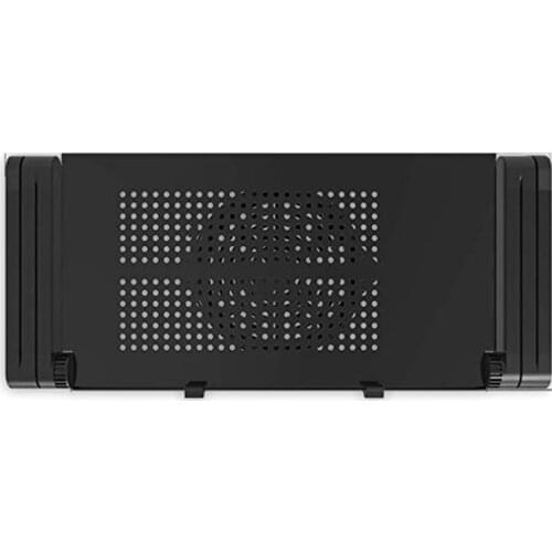 Aluminum Alloy Laptop Table Folding Notebook Desktop Stand With Cooling Fan Bed Laptop Tray Desk Study Desk Bed Office Bookshelf