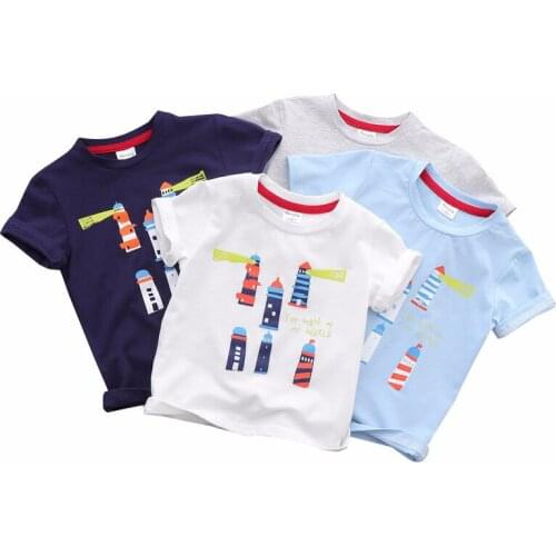 Boys Short Sleeve Tops 2018 Brand Spring Clothing Baby Boy Cartoon Full Printed Pattern Children T Shirts for Kids Boys Clothes