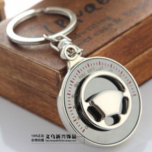 4s car steering wheel rotating key chain car keychain gift logo
