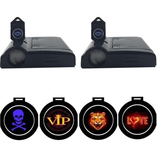 1PCS Universal LED Car Door Welcome Light Wireless Car Logo Projector LED Decorative Lamp Car Accessories Kits for All Car Model