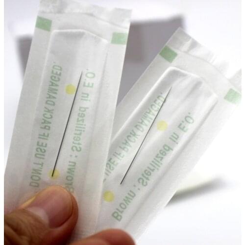 100pcs Disposable Sterilized Professional Tattoo Needles 1RL 0.3mm*0.35mm permanent makeup needles makeup