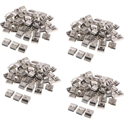 200PCS Solar Panel Cable Clip Stainless Steel - Clips PV Wire To Solar Panel