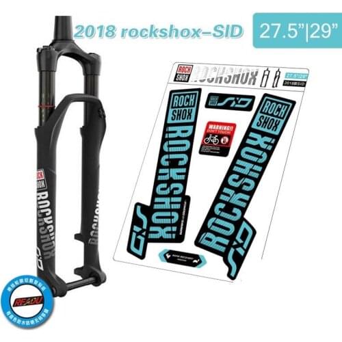 2018 ROCKSHOX SID Front Fork Stickers Mountain Bike Bicycle MTB Cycling Decal, fit for 26" 27" 29"