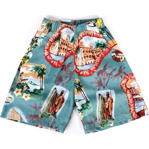 2021 New 2-11Years Toddler Swimwear Sports Shorts Boys Clothing Printed Sweatpants Childrens' Cotton Short Pants Kids Beachwear