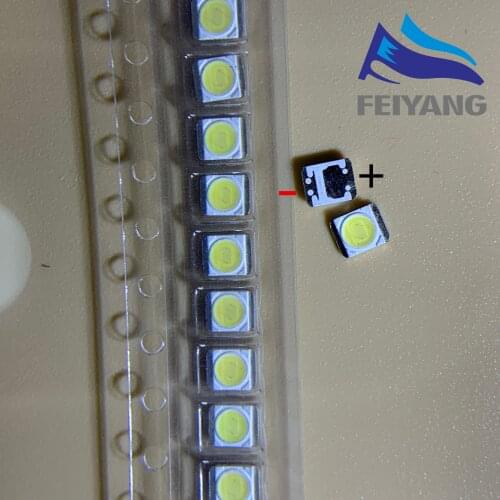 3000PCS/Lot 3528 2835 SMD LED Repair Beads 1W For LG Cold White 100LM For TV/LCD Backlight touming