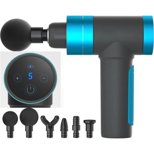 5 Levels Touch Screen Muscle Massage Massag Therapy Exercising Pain Relief Body Relaxing Fascial Gun USB Charge LCD Display